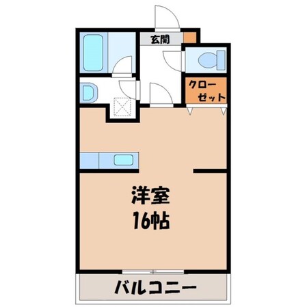 門團空閑の物件間取画像